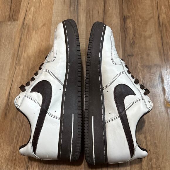 2004 Nike Air Force 1 Premium Sail Baroque Brown